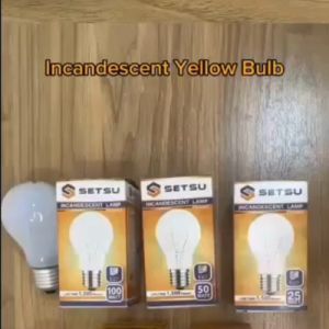 SETSU INCANDESCENT LIGHT FROSTED BULB WARM WHITE E27 ILAW PANGSISIW ILAW PAMPAINIT SA BAGONG PANGANAK NA HAYOP