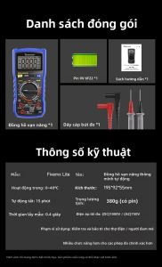 Mechanic | Máy Đo Vạn Năng Kỹ Thuật Số MECHANIC FourMX RMS 6000 Đếm Với Chức Năng Kiểm Tra Điốt NCV Giữ Dữ Liệu Tự Động Tắt Nguồn Dụng Cụ Sửa Chữa Linh Kiện Mạch Điện