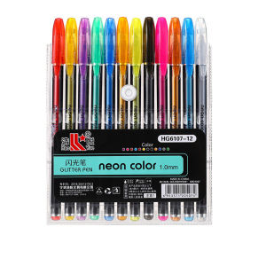 Colorful Glowing Flash Pen Gel Shiny Liquid Sand Silver Color Changing for Scrapbooking Watercolor Pens Fluorescent Burst round Head