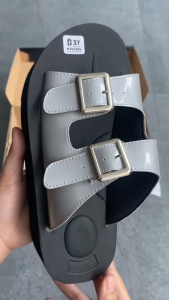 KHANS - Sandal Platform Wedges Wanita - Cain Silver