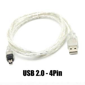 JCD For 1394 Firewire USB 4P 6P to 4Pin IEEE 1394 Connection Wire For Camcorder MINI DV HDV 1394 Camera Video Capture Data Cable