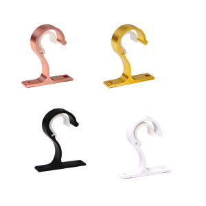 Masely Durable Window Curtain Drapery Rod Holders Bracket DIY Rome Pole Curtain Brackets