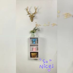 Rak Penyimpanan Kamar Mandi / Rak Gantung Dinding Minimalis Penyimpanan Multifungsi - Yosinogawa Store