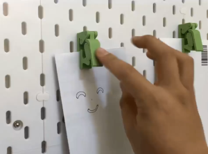 Pegboard photo clip - jepitan foto - aksesoris papan berlubang Paper Klip