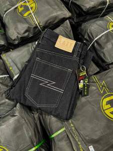 กางเกงยีนส์LAZY ป้ายหนัง 16ออนซ์ ของแท้💯✅🔥