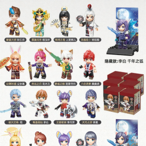 YIXINGMING | Legitimate King of Glory Building Figure Mystery Box Set Three Kingdoms Children Toys