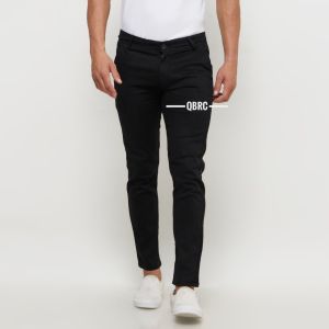 CELANA PANJANG CHINO CHINOS POLOS PRIA Hitam PREMIUM QUALITY