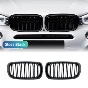 For BMW X5 F15 X6 F16 X5M F85 X6M F86 New Look Car Grille Grill Front Kidney Glossy 2 Line Double Slat Car exterior parts
