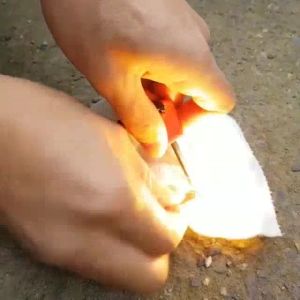 Đá lửa chống thấm nước thanh magiê dụng cụ phát ra lửa bộ đánh lửa Sinh Tồn....