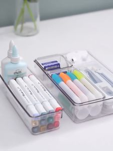 Bincoo Drawer Storage Compartment Transparent Plastic Compartment Free Combination Tableware Sorting Box