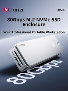 Ulanzi | Thunderbolt 3/4 Compatible M.2 NVMe SSD Enclosure