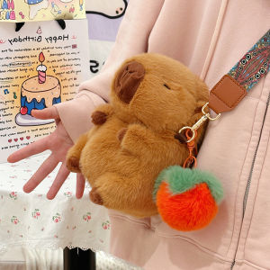 กระเป๋าสะพายข้างหนังสือเล่มเดียวขนนุ่มสำหรับเดินทาง ของขวัญวันเกิดสำหรับแฟนสาวเพื่อนรัก รุ่นมินิมอลสตรีทสไตล์ กระเป๋าถือทรงกลมแบบลำลอง