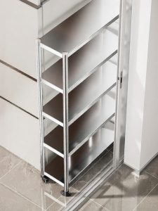 B&W | Stainless Steel Kitchen Narrow Storage Rack 20cm