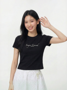 Semir | Summer Fitted Letter Printed T-shirt