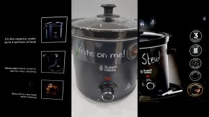 Nồi nấu chậm Russel Hobbs 35L Chalkboard màu đen nội địa Đức GermanySnT 270002