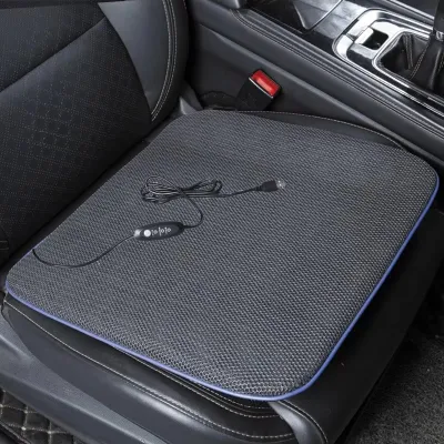 Summer Car Seat Cushion 3D Honeycomb Breathable Cushion USB Interface Fan Blowing Comfortable Cool Cushion for Car Home Cushion
