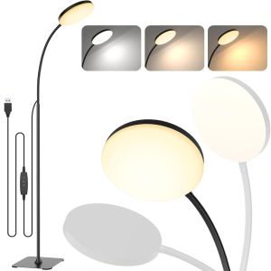 LED Reading Floor Lamp USB 5V Dimmable Adjustable Flexible Floor Lamp 160Leds Childrens Room Office Desktop Corner Bedside Lamp