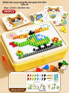 XIONGBUFAN | Đồ Chơi Ghép Hình Nấm 3D cho Trẻ Tập Trung