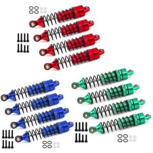 ONEVAN | TRAXXAS 7665 Nâng Cấp Bộ Giảm Xóc Kim Loại Cho Xe RC 1/18 LaTrax Teton Rally Bộ Giảm Xóc Bằng Nhôm Nâng Cấp Hệ Thống Treo Trước Sau