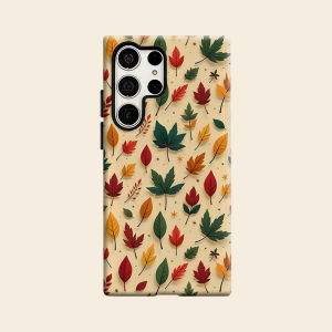 autumn leaves star Luxury Fashion Full Lens Protective Case for Samsung Galaxy S26 S25 S24 A56 A36 Plus Ultra