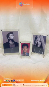 Frame Photocard 3R Korea Magnet Display 2mm Akrilik Foto Polaroid Bingkai Photo Card Box Acrylic