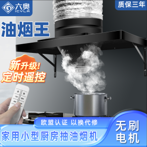 Powerful Kitchen Exhaust Fan Simple Design Smoke Extractor High Airflow Home Use Ventilator Low Maintenance Easy Installation