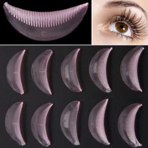10Pcs Eyelash Lift Perm Silicone Lash Curler Pads/Shields/Rod Embedded Ridges