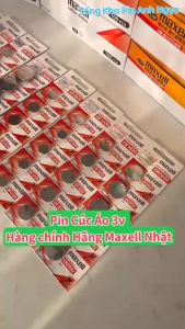 Hộp 100 Viên CR2032 3V Hàng Chính Hãng Maxell Sản Xuất Tại Nhật Bản