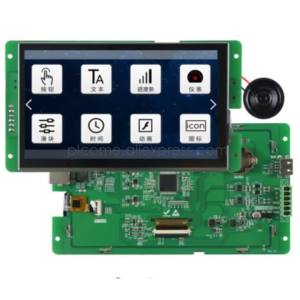 7 Inch IoT Screen 1024*600 6P Ethernet/CAN/RS485 TFT LCD Display MODBUS RTU Lua Script Touch / IPS Optional