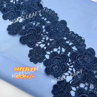 YXFH4103[1METER]CHEMICAL FLOWER LACE/EMBROIDERY LACE/RENDA SULAM BUNGA/RENDA BAJU/RENDA BUNGA/LACE SULAM/LACE FLOWER