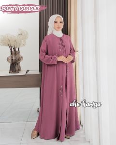 RIYANTI DRESS ORY AKU KARISSA/GAMIS CRINCKLE MIX PAYET/NURANI DRESS BORDIR ORY AKU KARISSA