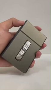 Hộp đựng thuốc 20 điếu loại lớn chống nước - Tích hợp đồ mồi 4 tia plasma siêu bền