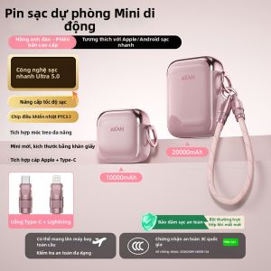 AXAN | Pin Sạc Dự Phòng Mini Dung Lượng Lớn 20000mAh Tích Hợp Sạc Nhanh Chứng Nhận 3C Tiện Lợi Mang Đi Du Lịch