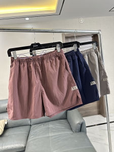 Quần Short Thể Thao Mùa Hè Thêu Phong Cách Mỹ Cổ Điển Cho Nam Quần Dài Đến Đầu Gối Quần Dài Thường Ngày Rộng Rãi Thoải Mái