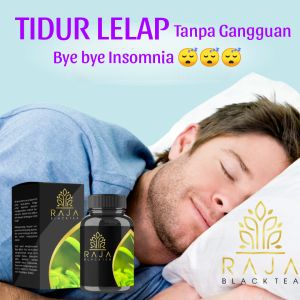 mengurangi stress kerja susah tidur herbal tidur lelap black tea harga promo