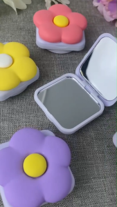 Griptok กระจกดอกไม้ สีพาสเทล แบบกาวใช้ได้กับทุกเคส ติดแน่น ไม่หลุดง่าย [ส่งเร็วทันใจ]