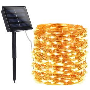10m Solar 100Led Fairy Light Outdoor Festoon Led Waterproof Garland String Lights Christmas Party Garden Solar Lamp Decors