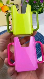 ชุดกล่องกันบีบ กล่องใส่นม กันนมหก สีเขียว สีชมพู