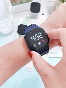 Fashion Men Women Watches Spaceman Football LED Digital Sport Watch Student Gift Clock Children Kids Wristwatch Female Clock