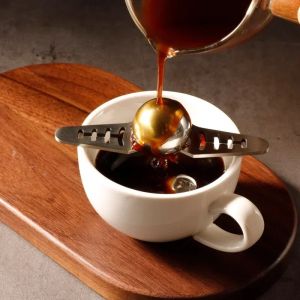 Stainless Steel Coffee Frozen Ball for Espresso Coffee Reusable Ice Balls Coffee Cooling Flavor Enhancer Coffee Tool Kitchen