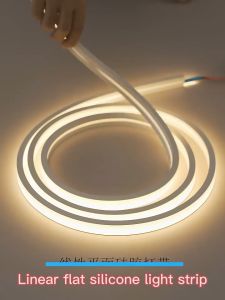 【Free Plug】TEP LED Strip Light Waterproof Flexible With Light Embedded 220V Super Bright Outdoor Waterproof Linear Light For Indoor And Outdoor