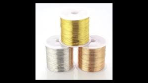 15-100m/Roll Gold Silver Color Copper Wire for Jewelry Making DIY Bracelet Necklace DIY Colorfast Beading Wire Cord String