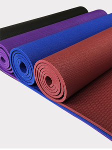 Legend Black Yoga Mat High Density PVC Anti-Slip Wear-Resistant Fitness Ground Mat Durable Thickened Home Gymnastics Mat
