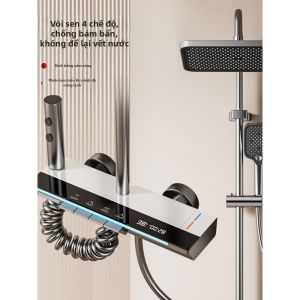 yishujia office | Bộ Vòi Sen Điều Chỉnh Nhiệt Độ Có Màn Hình Hiển Thị Số Nước Nóng Lạnh