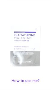 (DERMAFIRM) Glutathione Melting Film (1 Box= 10 Films) - COCOMO