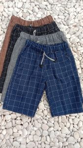 Celana Tartan pendek anak-celana motif kotak-celana anak pendek-celana distro usia 2-10 Tahun