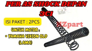 PER AS SHOCK DEPAN ISI 2PCS KODE-3C1 YAMAHA BERKUALITAS ASLI ORIGINAL 100% BERGARANSI 1BULAN ORI .