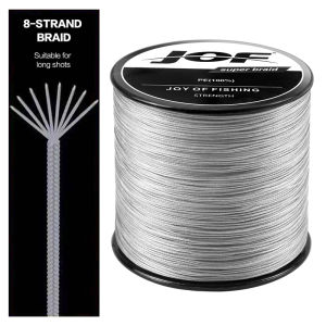 JOF 8 Strand Japan Braided Line 20-100LB Pe Line Multifilament Fishing Line 300M 500M 1000M Braid Wire Carp Fishing Accessories