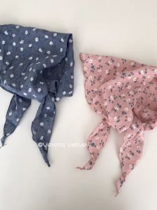 Khăn Choàng Lụa Họa Tiết Hoa Velora Verve Cho Nữ Khăn Choàng Đa Năng Mùa Hè Khăn Choàng Tam Giác Phong Cách Đồng Quê