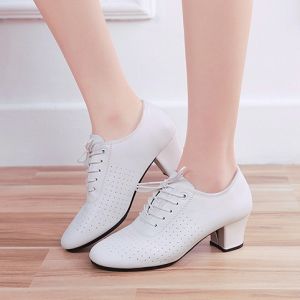 หนังวัวชั้นยอดอาจารย์ละตินสแควร์มาตรฐานแห่งชาติ3.5เซนติเมตร/5เซนติเมตรรองเท้าเต้นรำแบบมีส้น